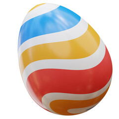 3D Easter Egg Illustration