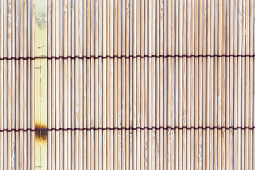 Bamboo mat background. The asian mat from bamboo. natural decor