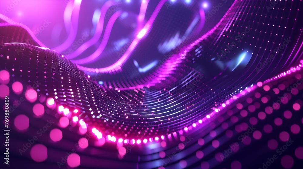 Poster futuristic abstract background with vibrant hues and dynamic patterns