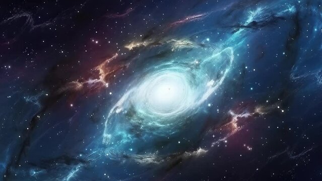 Galaxy and Nebula Abstract space background