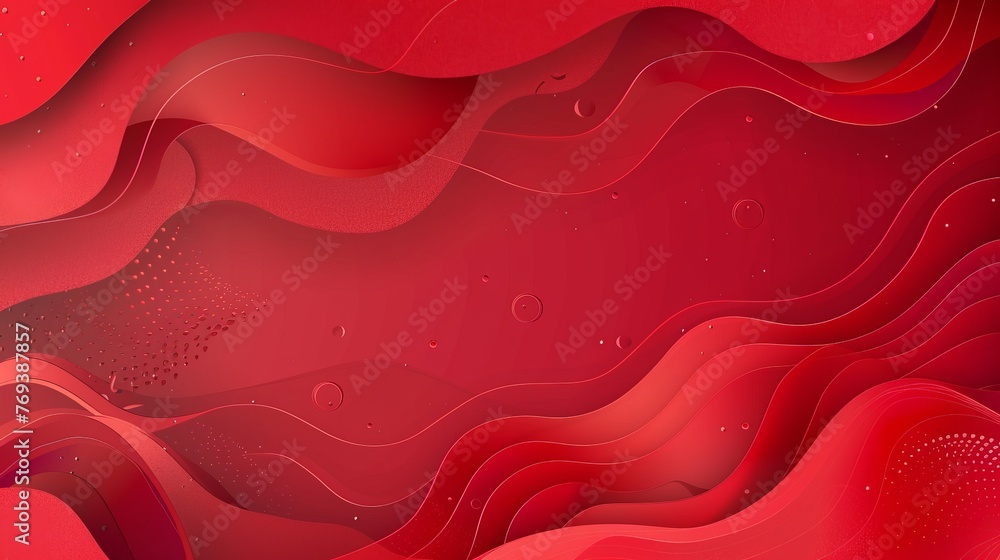 Poster vibrant abstract red technology modern background design with futuristic elements - dynamic digital 