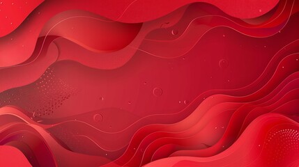 Vibrant abstract red technology modern background design with futuristic elements - dynamic digital art for contemporary projects and innovation concepts
