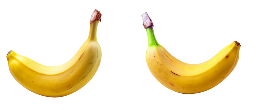 banana on transparent background, element remove background - Powered by Adobe