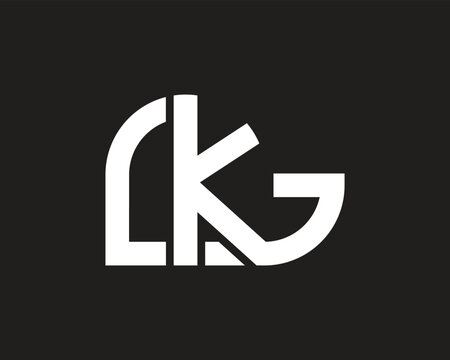 Letter lkg vector logo template design 