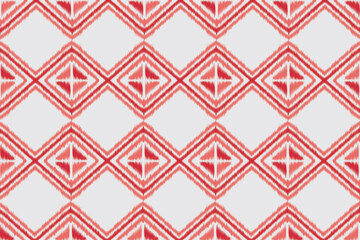 color Ikat seamless pattern