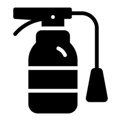 fire extinguisher glyph icon