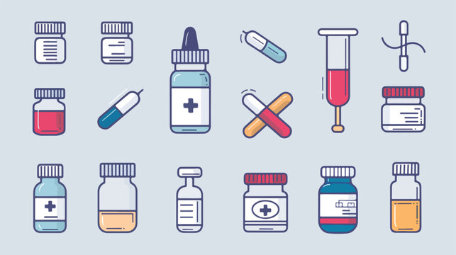 Medicine icon design vector illustration flat carto