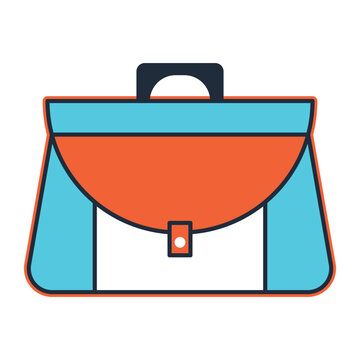 Briefcase icon vector image on white background can be used for fathers day