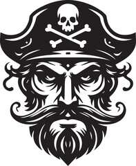 Pirates of sea vector Design
