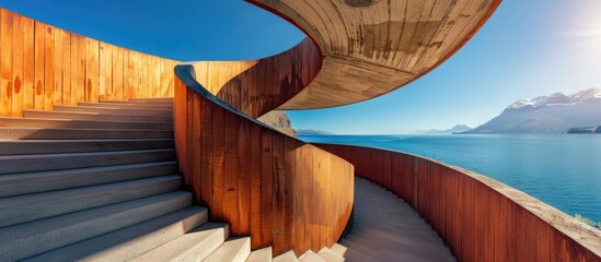 Spiral Staircase in La Postelle, Chile