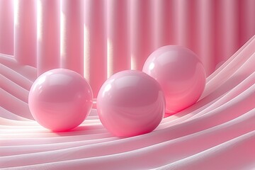 pink balls