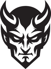 Devil,Shaitaan,Beast Face Vector Design