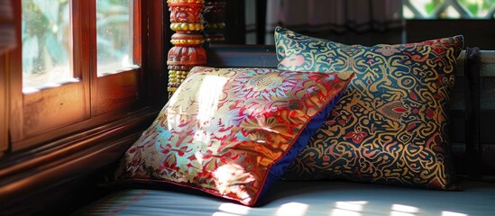 Thai style pillow traditional