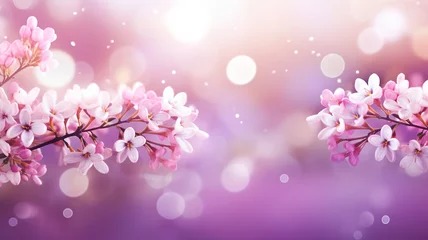 Sierkussen Beautiful lilac flower background © FATHOM