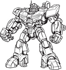 Mechanical Mastery Black Emblem on Weapon Robotic Revolution Transforming Weapon with Black Icon