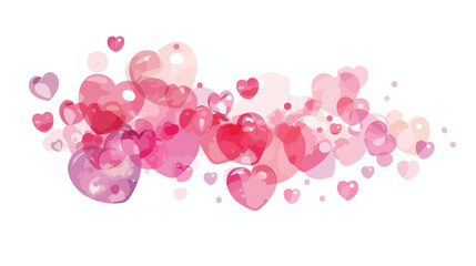Love bubble design Passion romantic valentines day 