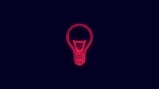 glowing Light bulb icon
