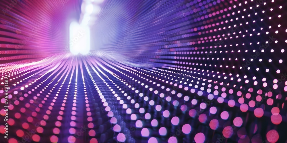 Poster abstract tech futuristic innovative concept background with technology pattern light