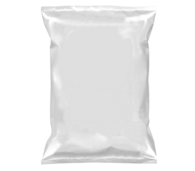 Blank Chips Bags Packaging PNG Design