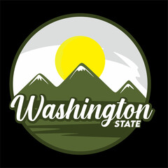 washington state with beautiful view