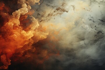 fire in the clouds