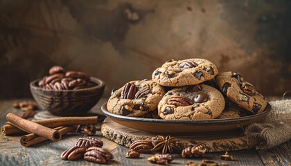 Pecan Pie Cookie Delight A Sweet Treat for Fall Generative AI