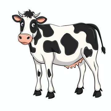 Cow Clipart  isolated on white background