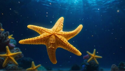 Obraz na płótnie Canvas starfish on the sea