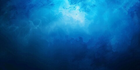Fototapeta na wymiar Aqua-Fit Blue Ocean Scenery with Clouds and Ripples Generative AI