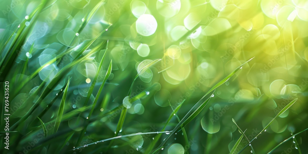 Poster generate an image of abstract nature background
