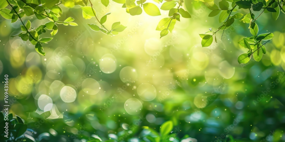 Poster generate an image of abstract nature background