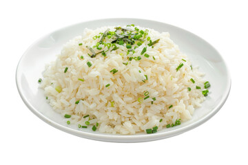 Savory Chicken Rice Delight on Transparent Background