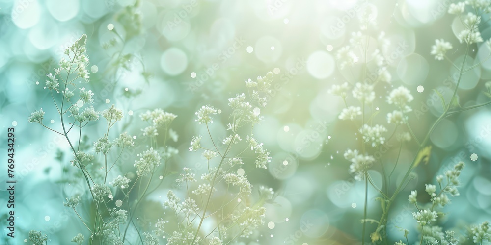 Poster generate an image of soft nature background