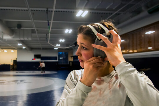 15 year old female  wrestler