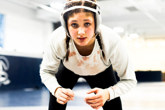 15 year old female  wrestler