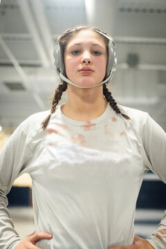 15 year old female  wrestler