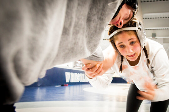 15 year old female  wrestler