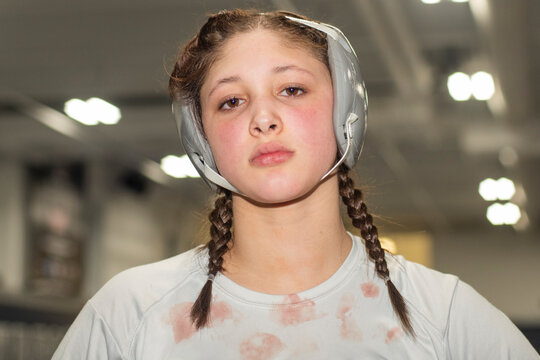 15 year old female  wrestler