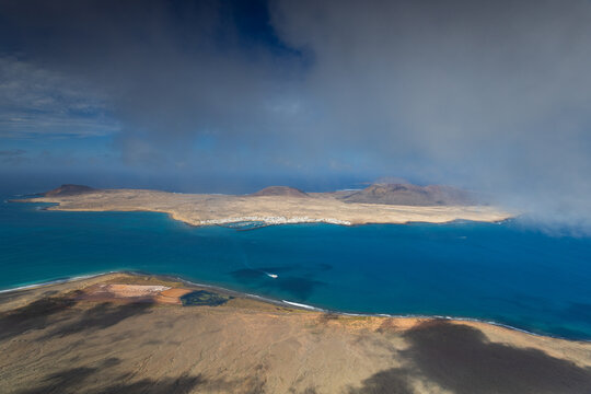 Amazing view from El Mirador del Rio, Lanzarote