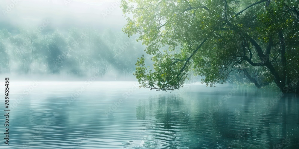 Poster generate an image of calm nature background