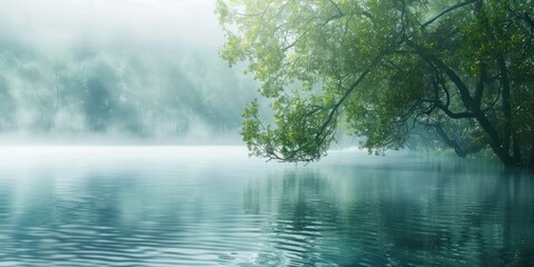 Generate an image of calm nature background