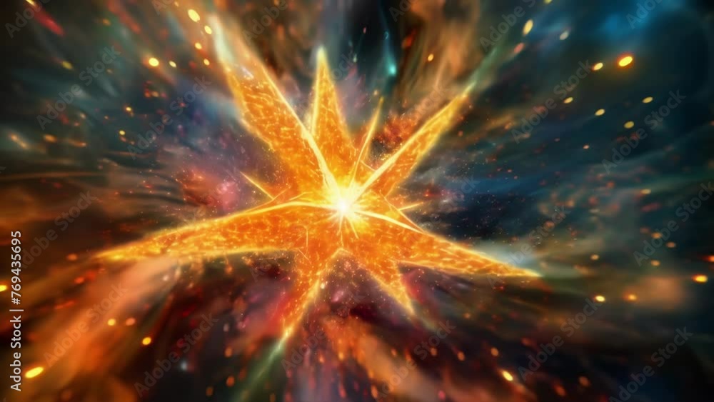 Poster a kaleidoscope of colors spinning and swirling as sparklers create a mesmerizing display of light ar