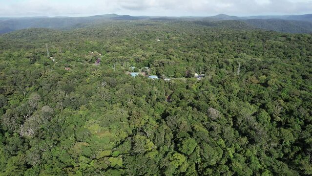 Aerial footage of Paluma Queensland Australia
