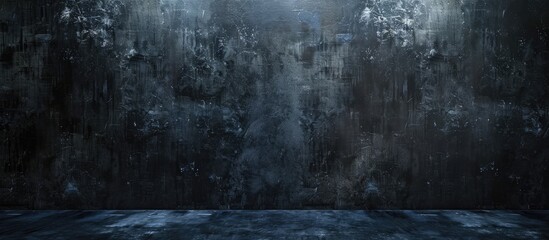 Dark Wall Background with Abstract Package and Dust Texture. - obrazy, fototapety, plakaty