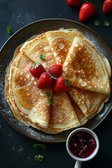 Assiette de cr&ecirc;pes