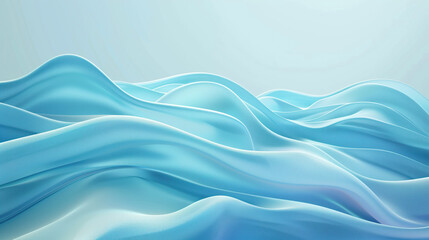 Smooth elegant blue soft satin surface abstract background - obrazy, fototapety, plakaty