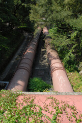 蹴上発電所　水路　京都市左京区粟田口