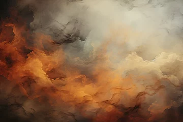 Foto op Canvas fire in the clouds © xiaoyun