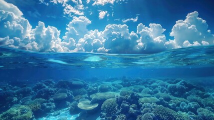 An underwater photography coral reef ecosystem diverse marine life lively colors illustrating the beauty and diversity of ocean life Diverse coral reef ecosystems vibrant marine life