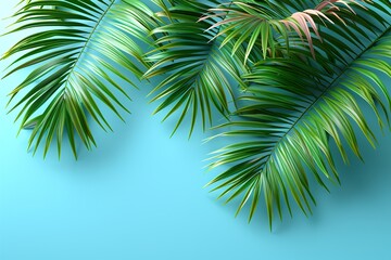 Obraz premium palm tree leaves